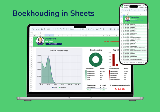 Boekhouding in Sheets